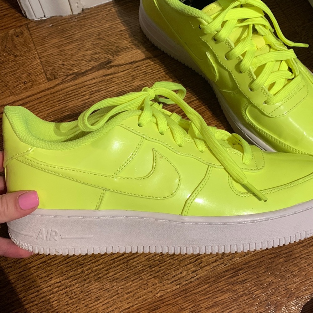 Like New Nike Yellow Air Force Ones